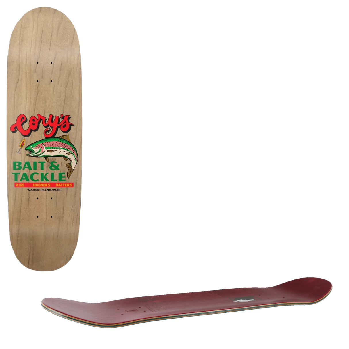 Girl Island Rig Skateboard Deck - Kennedy 9"