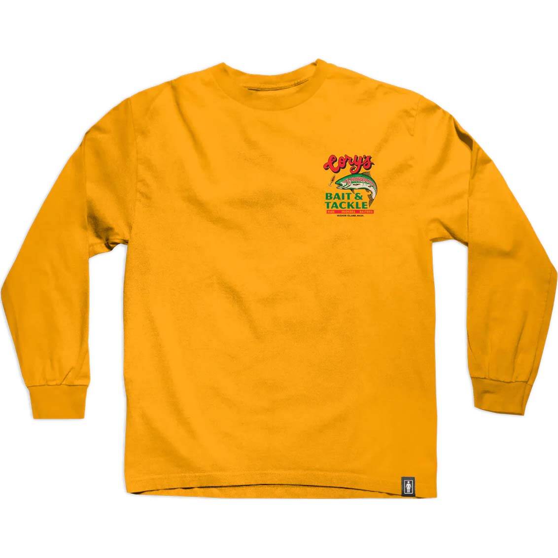 Girl Island Rig Long Sleeve T Shirt - Gold