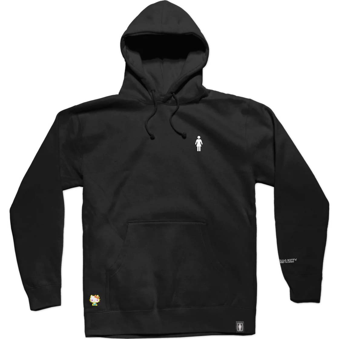 Girl Kawaii Arcade Level Up Hoodie - Black