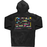 Girl Kawaii Arcade Level Up Hoodie - Black