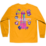 Girl Kawaii Arcade Friends Long Sleeve T Shirt - Gold