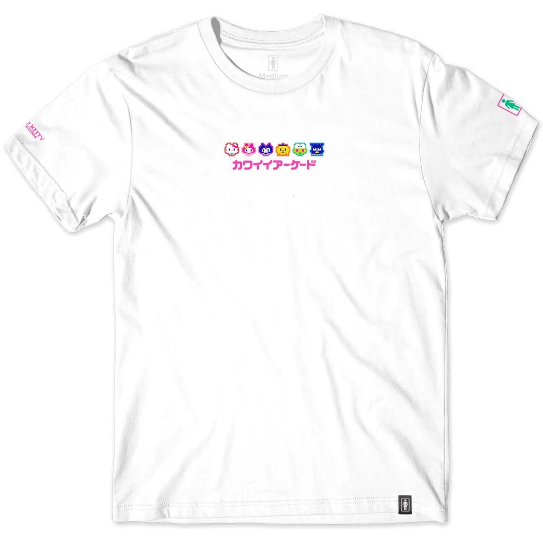 Girl Kawaii Arcade T Shirt - White