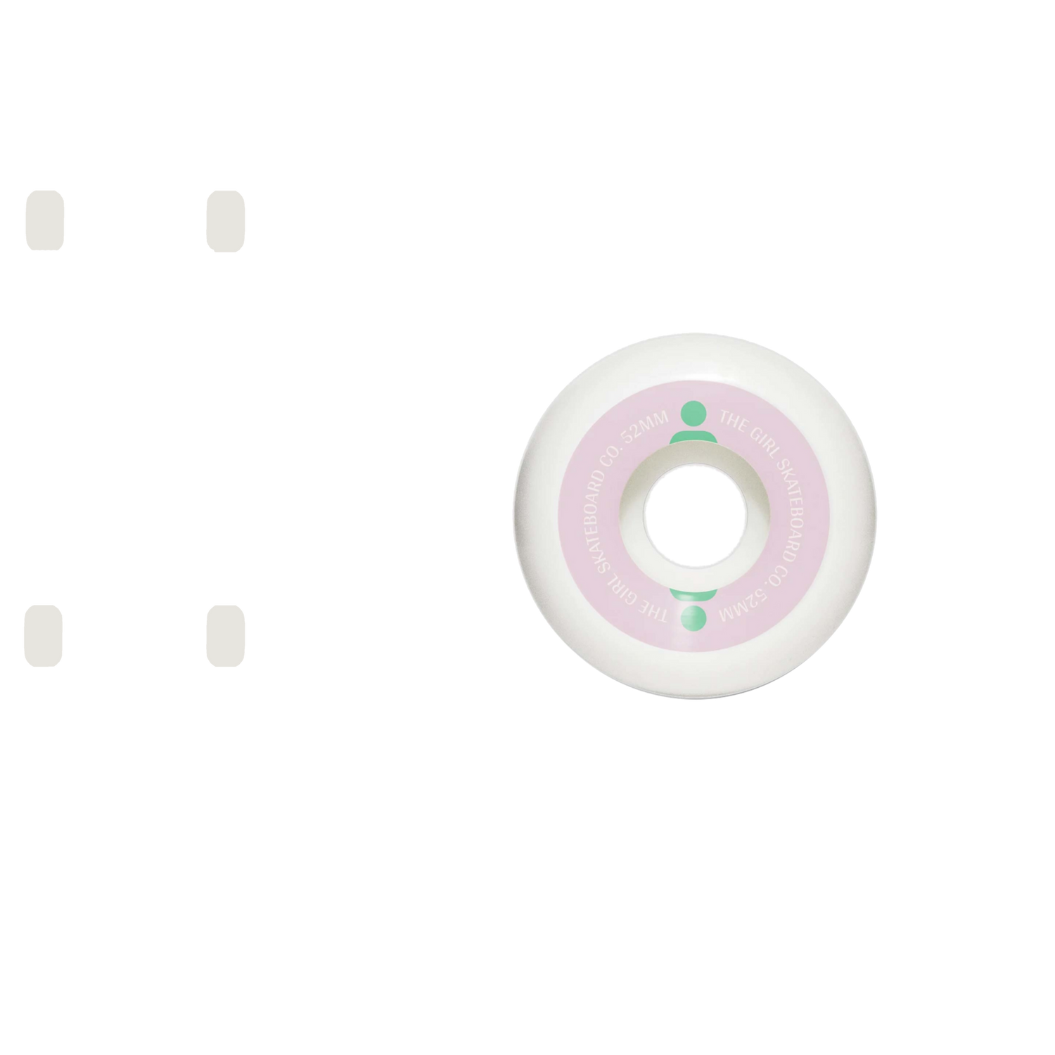 Girl Peekaboo Conical Skateboard Wheels 52mm