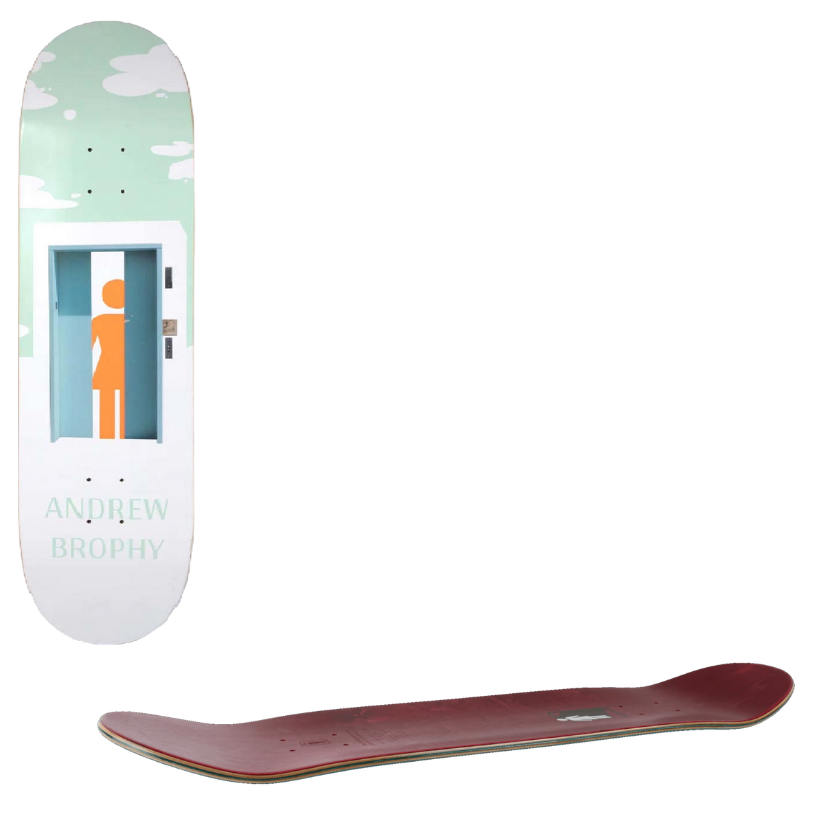 Girl Peekaboo Skateboard Deck - Brophy 8.6"