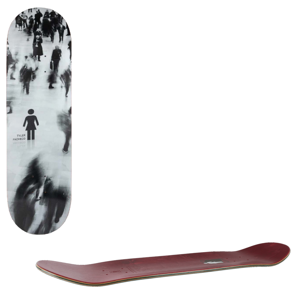 Girl Wanderer Skateboard Deck - Pacheco 8.375"