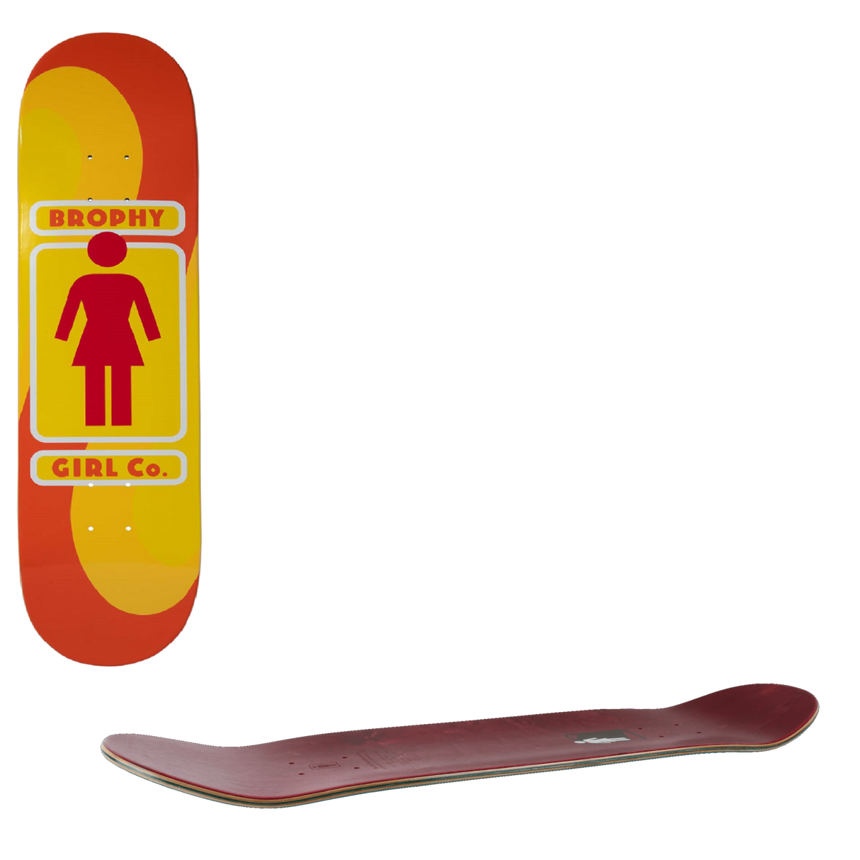 Girl TIL 93 Lovers Skateboard Deck - Brophy 8.6"