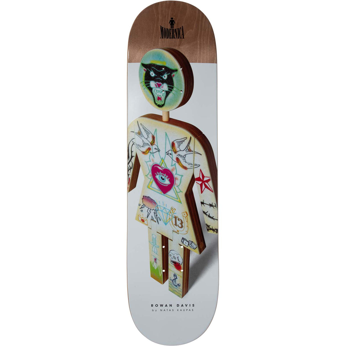 Girl Modernica Skateboard Deck - Davis 8.25"