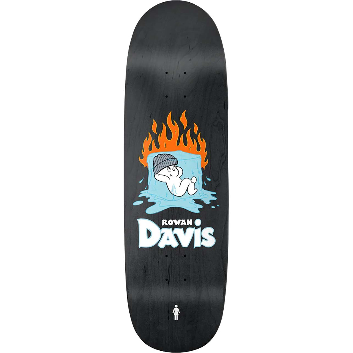 Girl One Off Ice Cold Couch Skateboard Deck - Davis 9.25"