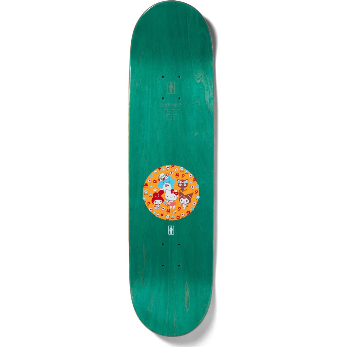 Girl x Hello Kitty Skateboard Deck - Gass 8.25"