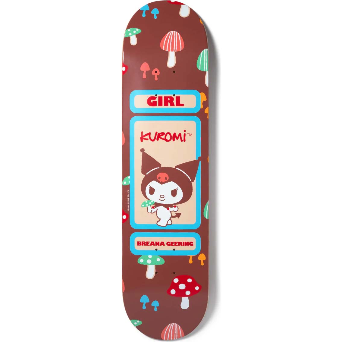 Girl x Hello Kitty Skateboard Deck - Geering 8.5"