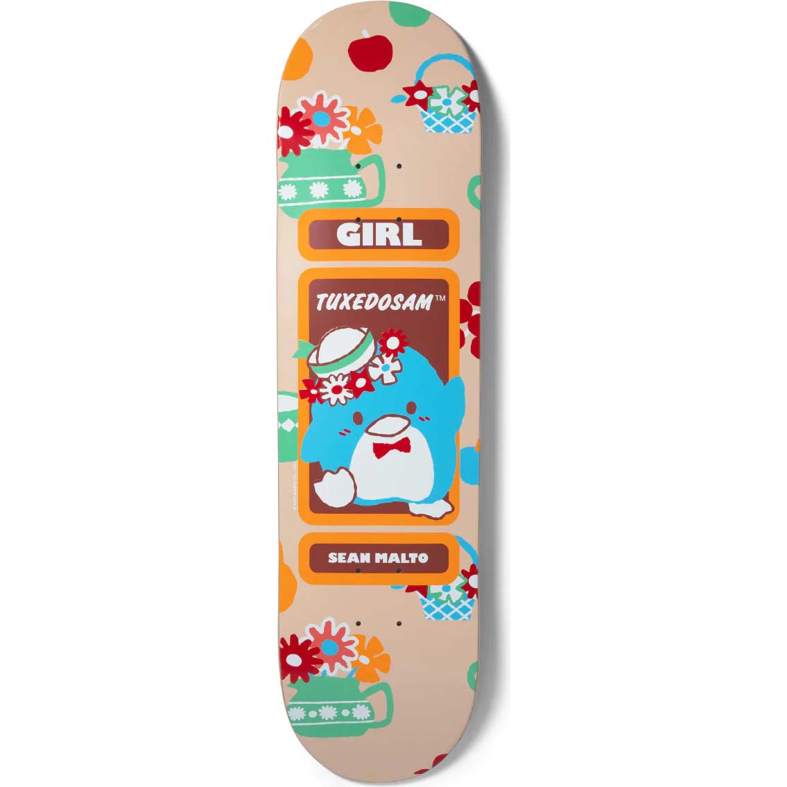 Girl x Hello Kitty Twin Skateboard Deck - Malto 8.5"