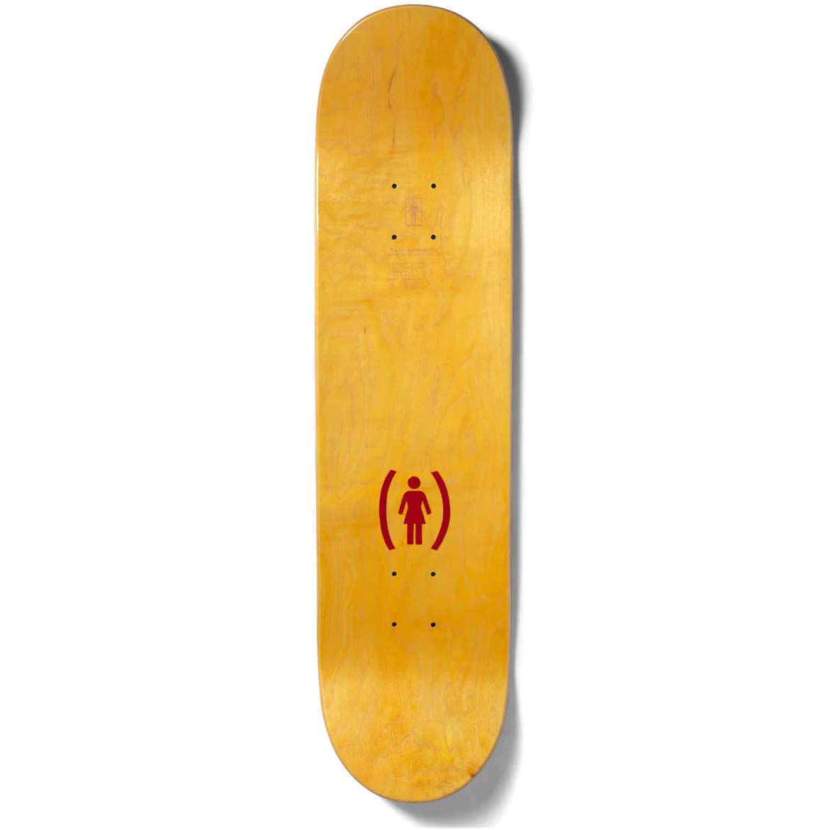 Girl Red Skateboard Deck - Brophy 8.5"