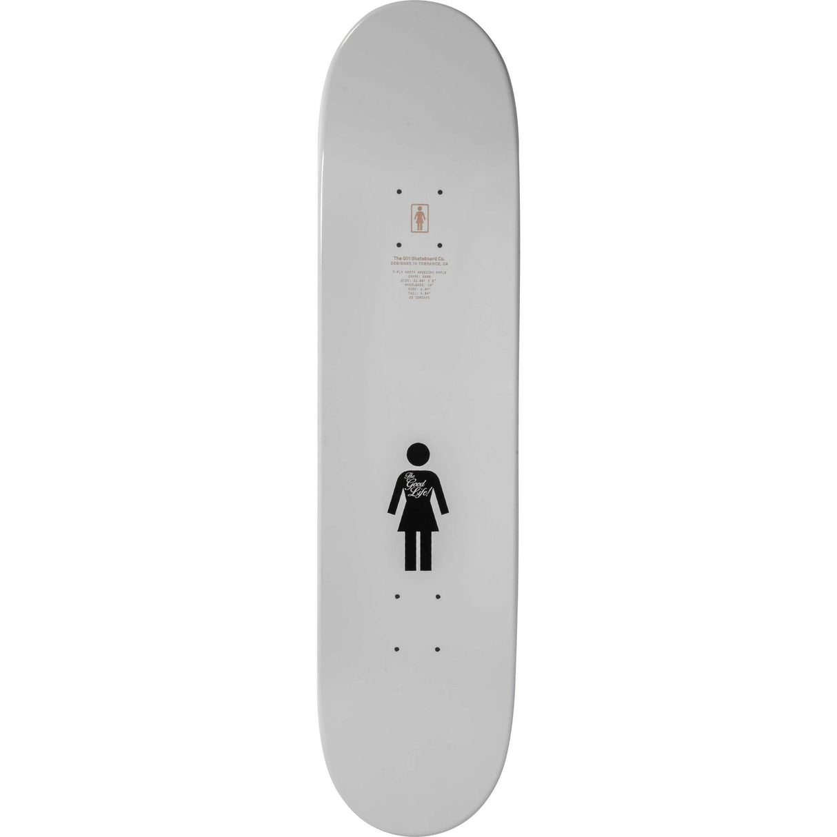 Girl Goodlife Skateboard Deck - Gass 8"