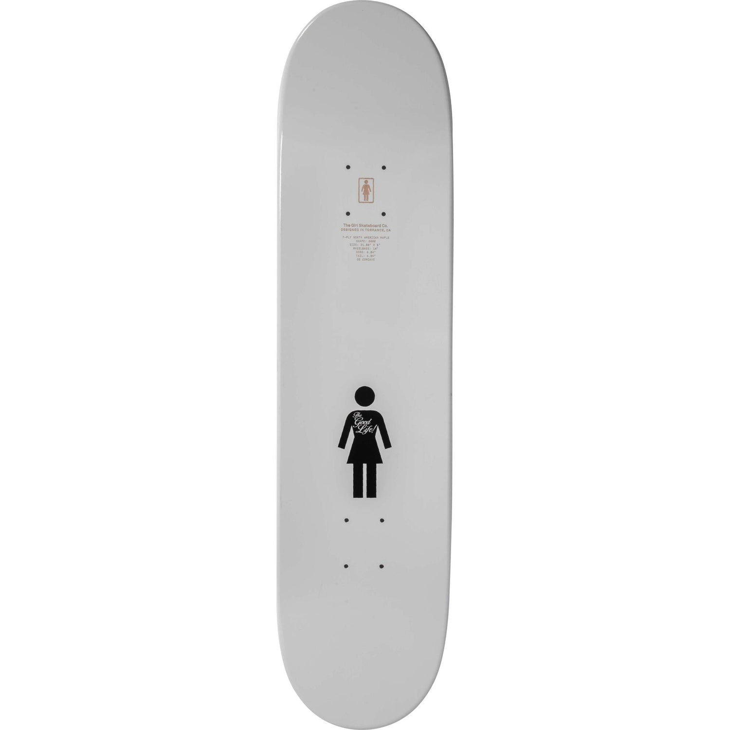Girl Goodlife Skateboard Deck - Gass 8"