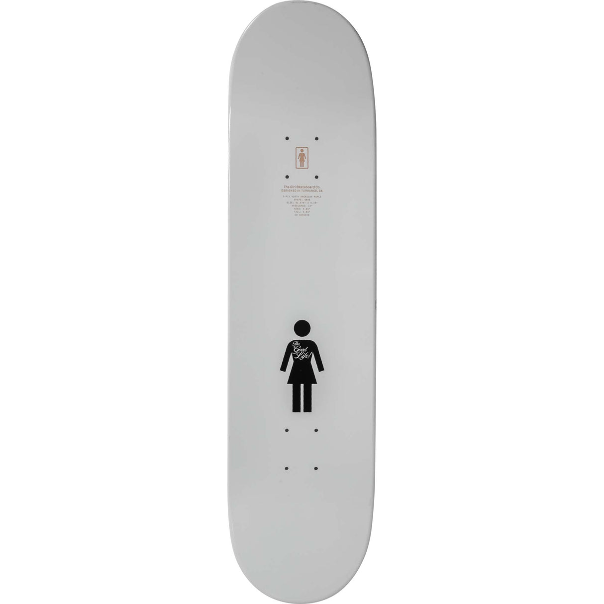 Girl Goodlife Skateboard Deck - Malto 8.25"