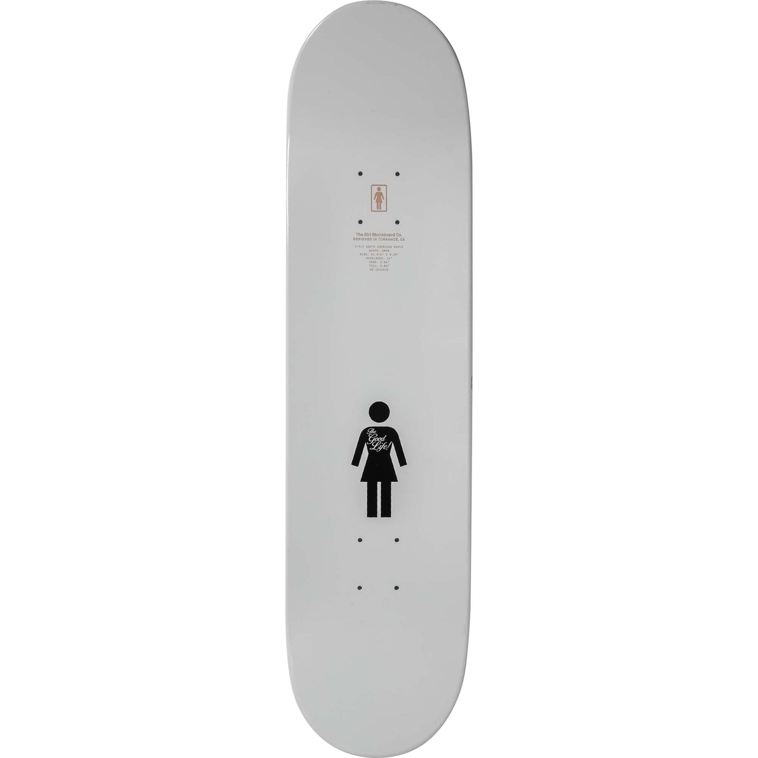 Girl Goodlife Skateboard Deck - Malto 8.25"