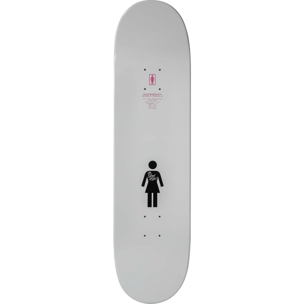 Girl Goodlife Skateboard Deck - Pacheco 8.5"
