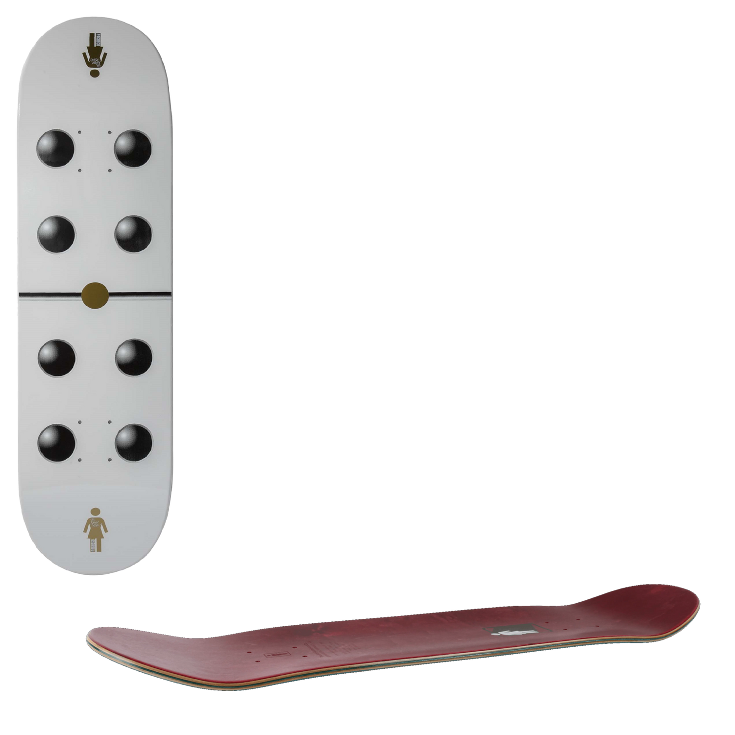 Girl Goodlife Skateboard Deck - Pacheco 8.5"