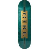 Girl Serif Skateboard Deck - Bannerot 8.5"