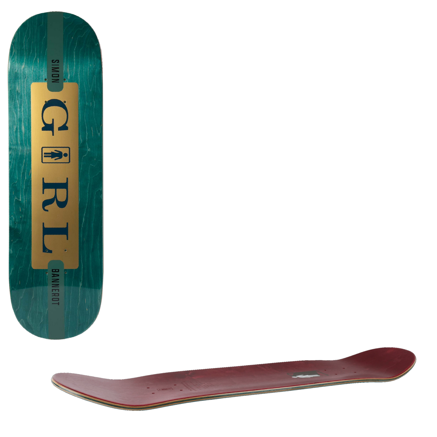 Girl Serif Skateboard Deck - Bannerot 8.5"