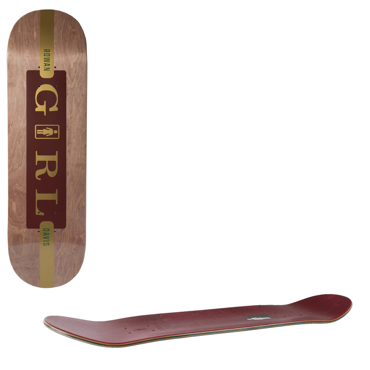 Girl Serif Skateboard Deck - Davis 8.25"