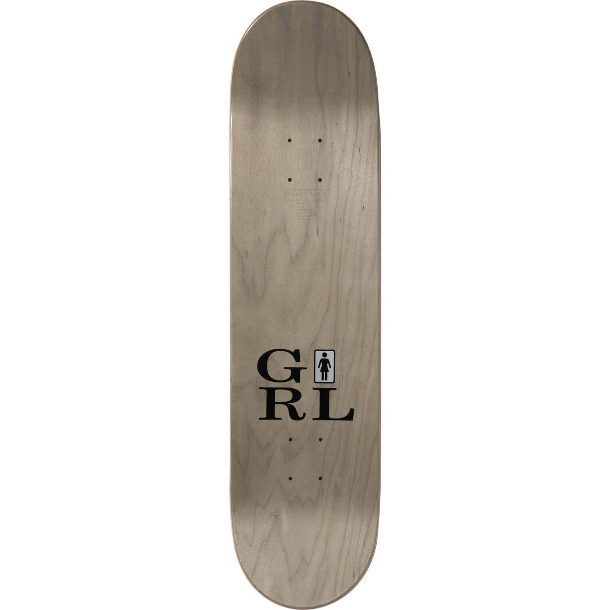 Girl Serif Skateboard Deck - Geering 8.125"