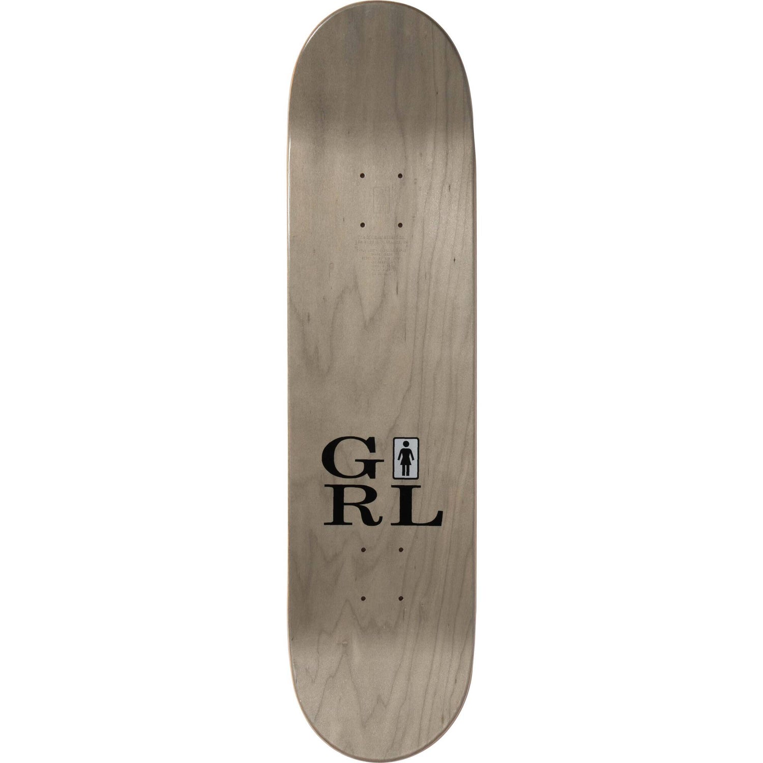 Girl Serif Skateboard Deck - Geering 8.125"
