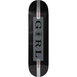 Girl Serif Skateboard Deck - Geering 8.125"