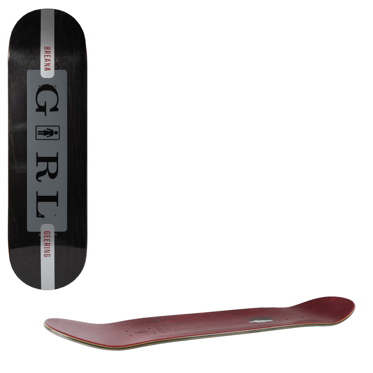 Girl Serif Skateboard Deck - Geering 8.125"