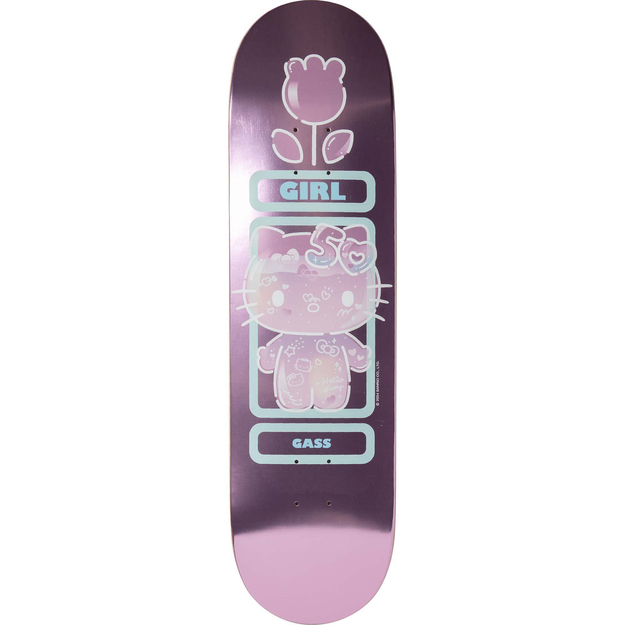 Girl x Hello Kitty 50th Anniversary Skateboard Deck - Gass 8.5"