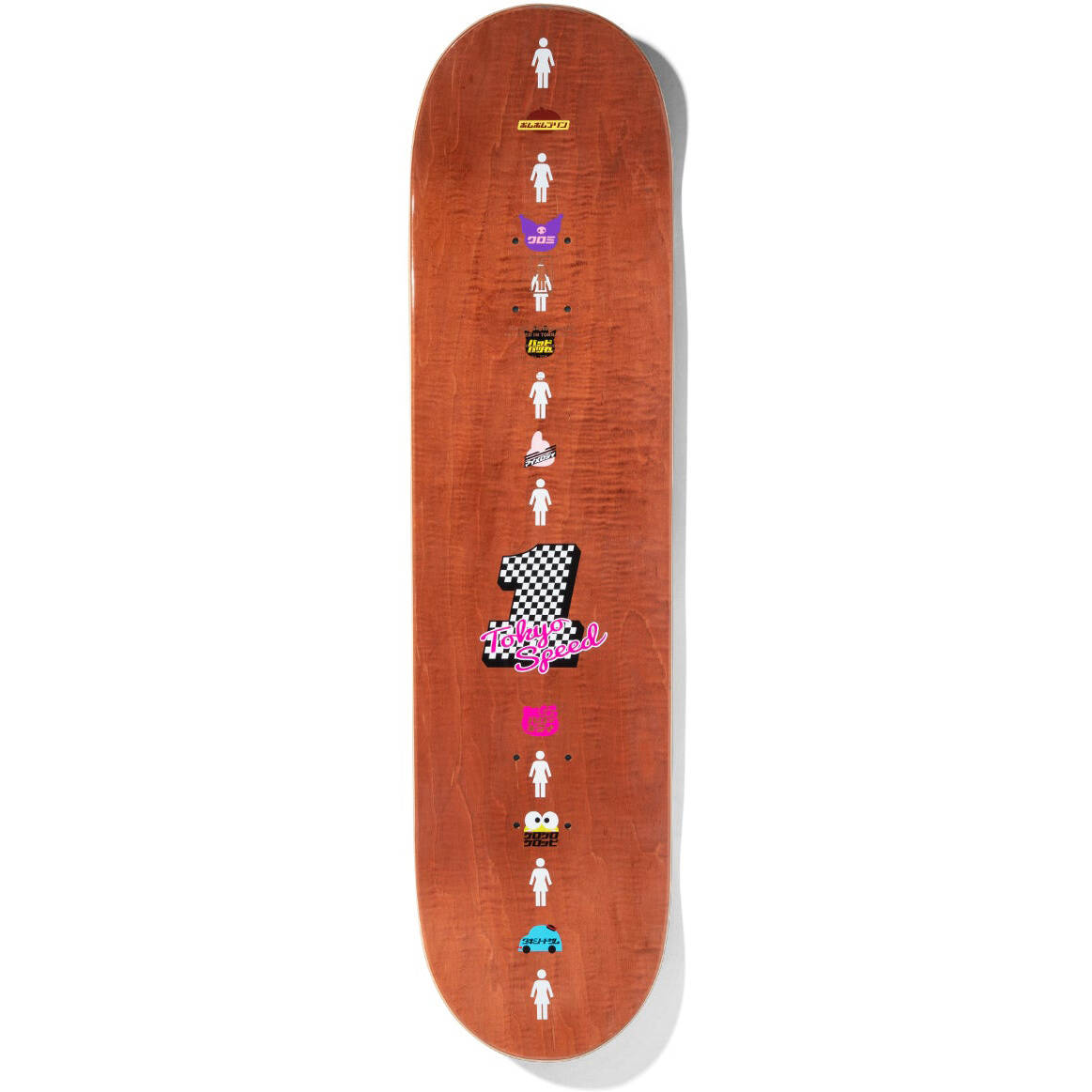 Girl Sanrio Tokyo Speed Skateboard Deck - Bannerot 8.25''