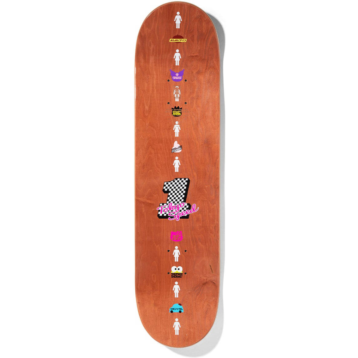 Girl Sanrio Tokyo Speed Skateboard Deck - Bennett 8.125''