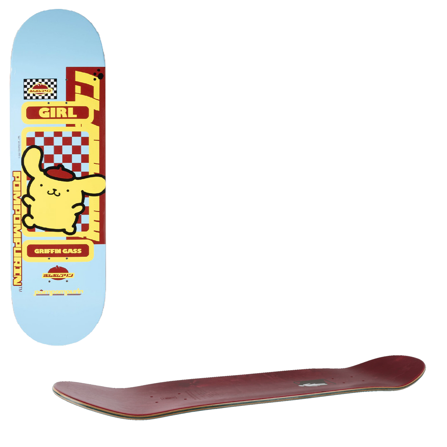 Girl Sanrio Tokyo Speed Skateboard Deck - Gass 8.5''