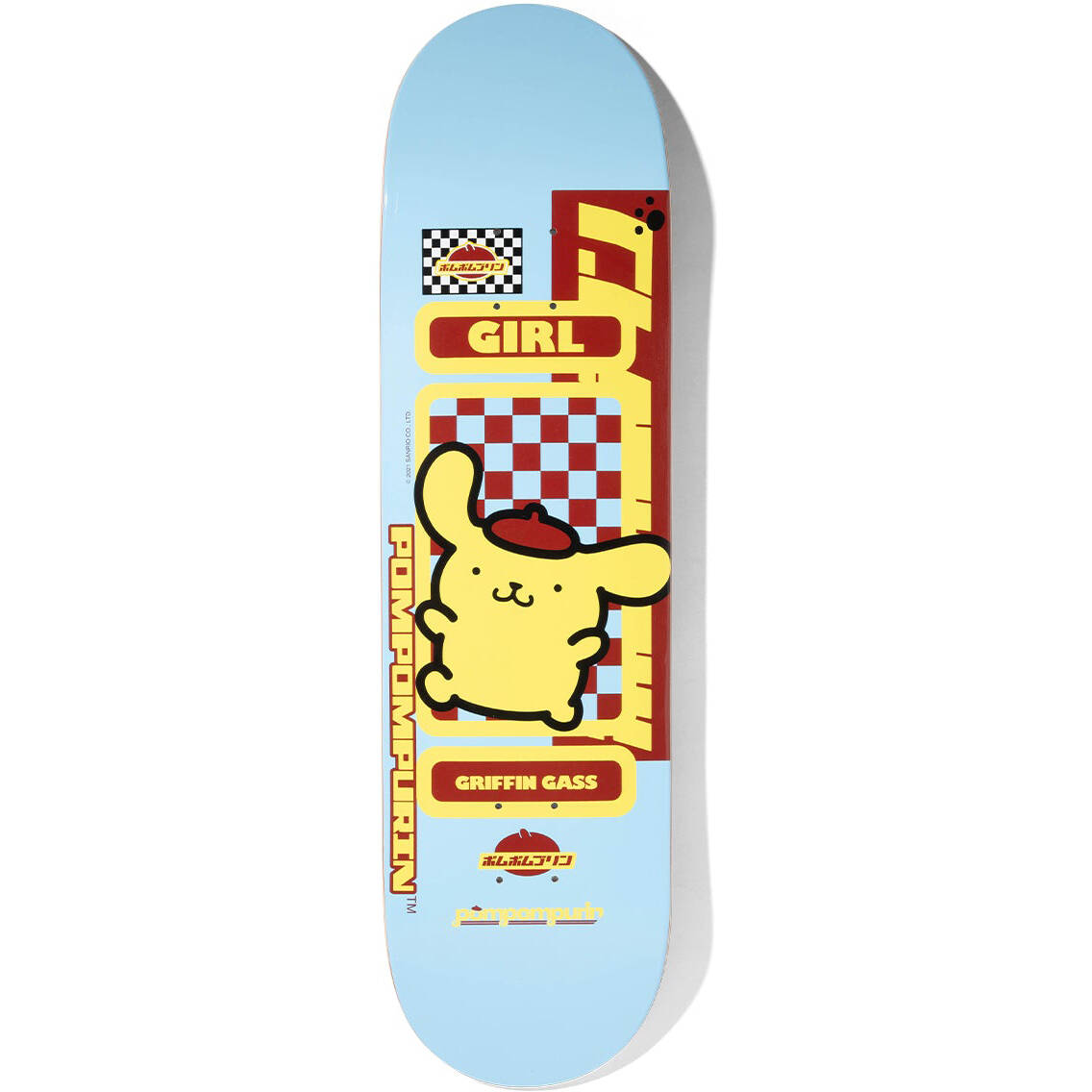 Girl Sanrio Tokyo Speed Skateboard Deck - Gass 8.5''