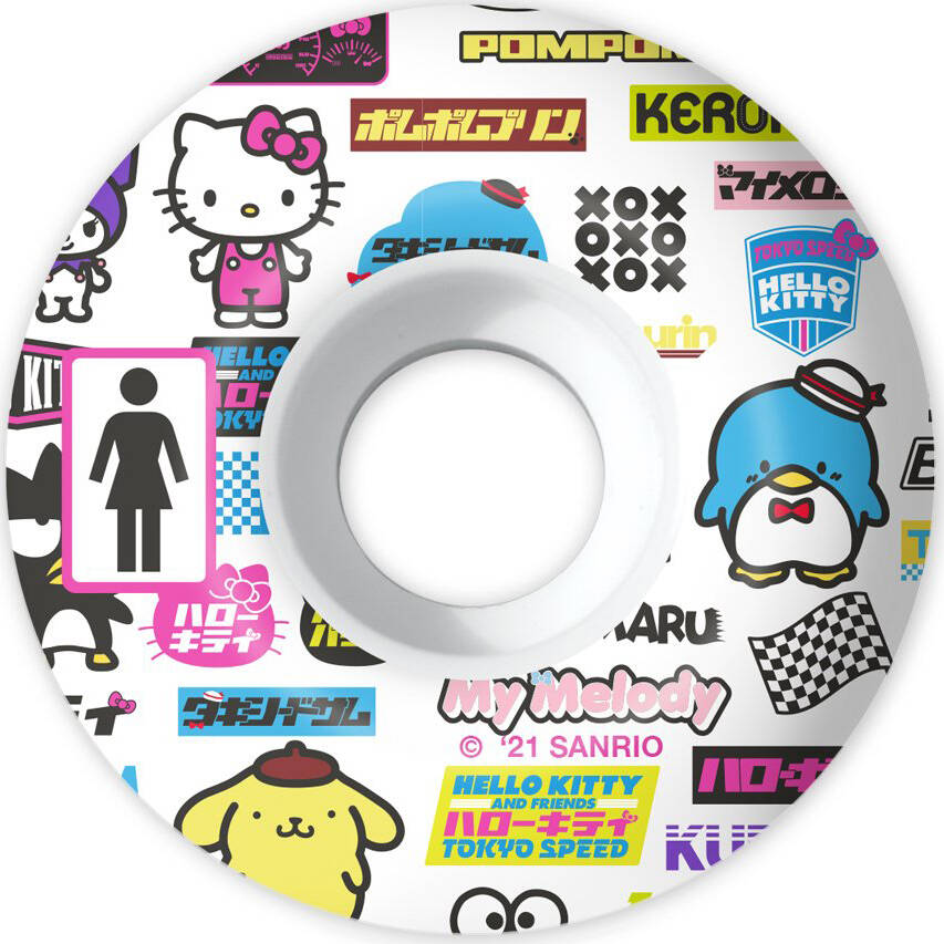 Girl Sanrio Tokyo Speed Wheel Skateboard Wheels - 54mm