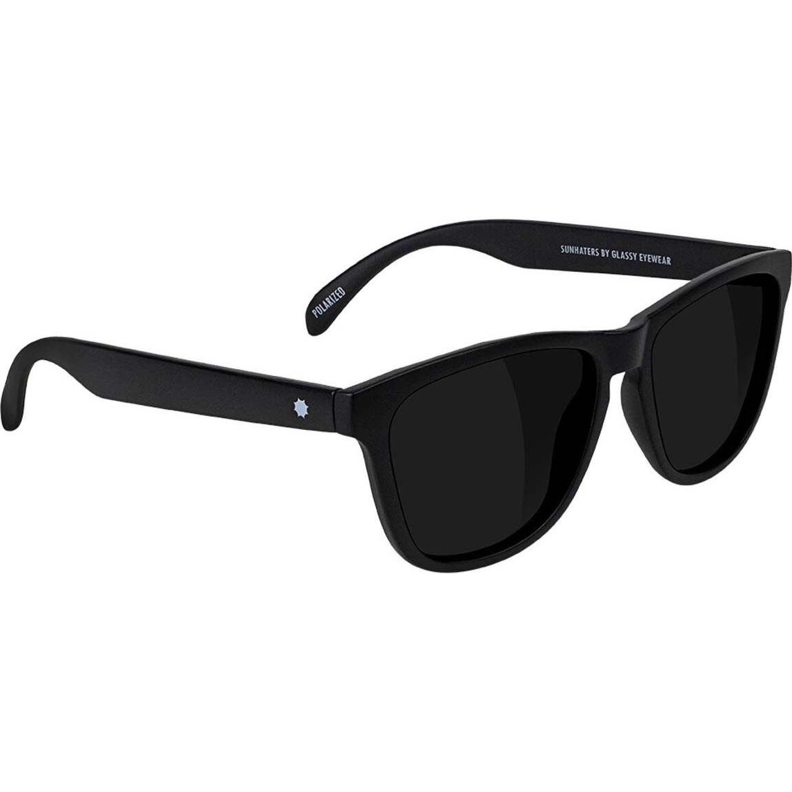 Glassy Deric Polarised Sunglasses - Matte Black
