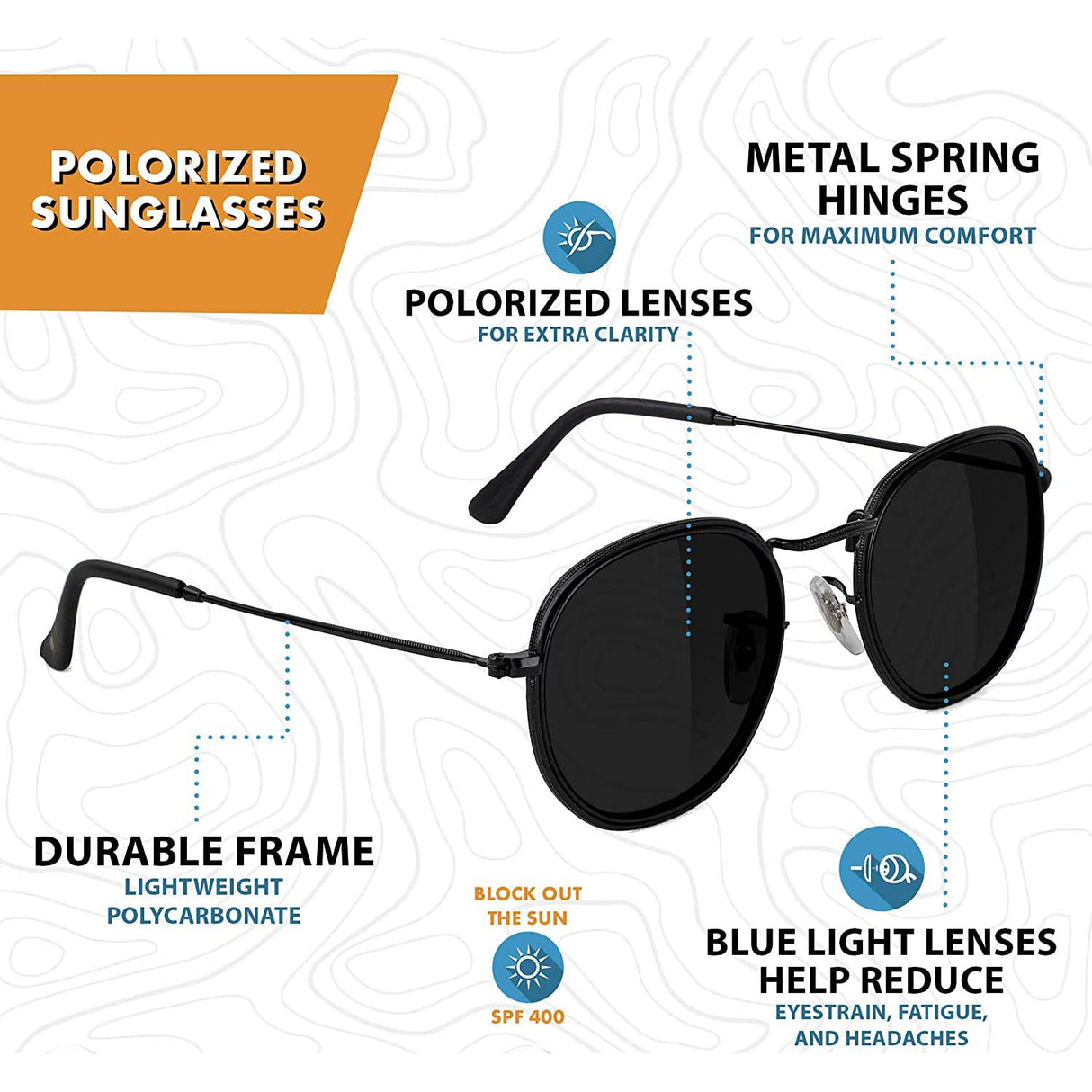 Glassy Hudson Sunglasses - Matte Black