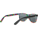 Glassy Leonard Polarised Sunglasses - Black/Tie-Dye