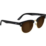 Glassy Morrison Polarised Sunglasses - Black/Brown Lens