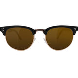 Glassy Morrison Polarised Sunglasses - Black/Brown Lens