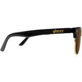 Glassy Morrison Polarised Sunglasses - Black/Brown Lens