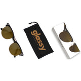 Glassy Morrison Polarised Sunglasses - Black/Brown Lens