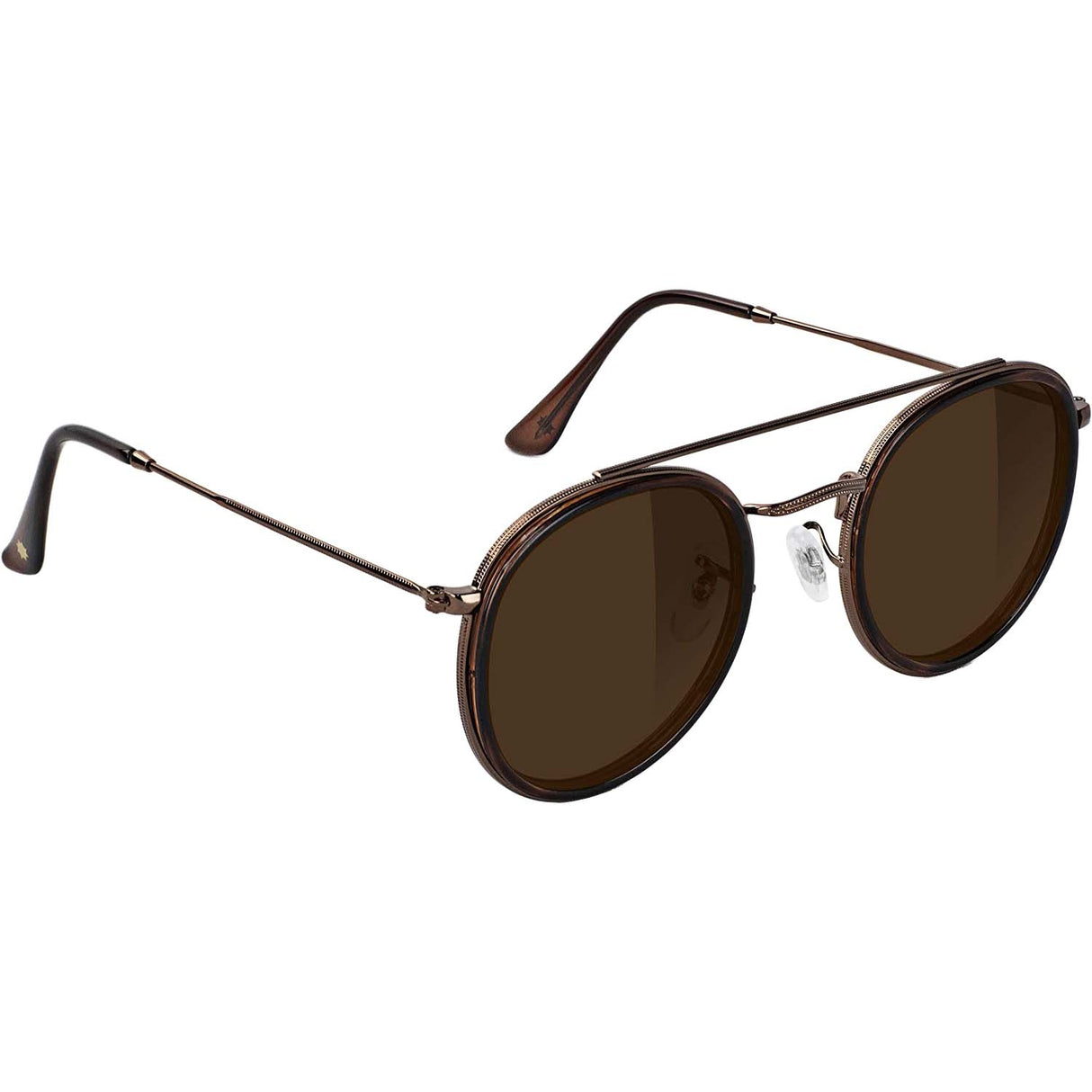 Glassy Parker Sunglasses - Black/Brown Lens