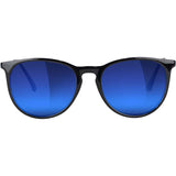 Glassy Sierra Sunglasses - Black/Gold/Blue Mirror