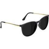 Glassy Sierra Sunglasses - Black/Gold