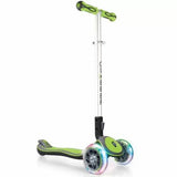 Globber My Free Elite Lights Complete Scooter - Lime Green