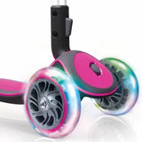 Globber Elite Lights Complete Scooter - Deep Pink