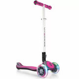 Globber My Free Elite Lights Complete Scooter - Deep Pink