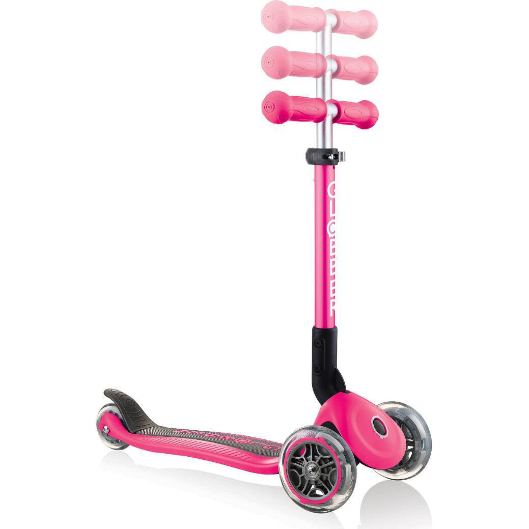 Globber Junior Foldable Scooter - Deep Pink