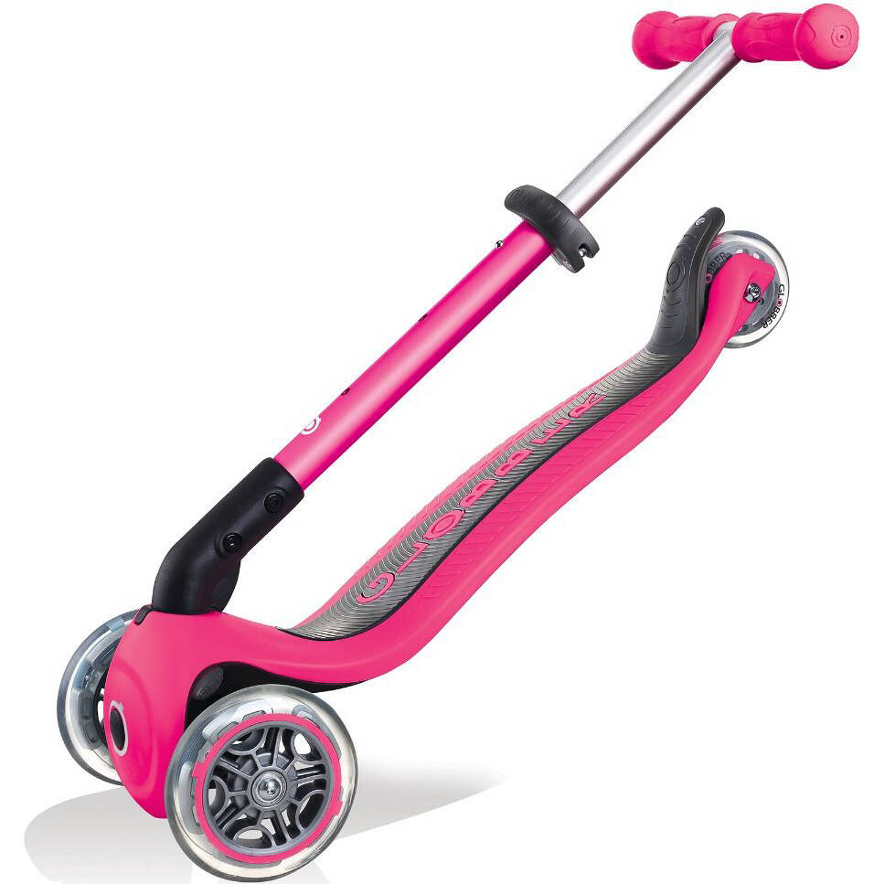 Globber Junior Foldable Scooter - Deep Pink